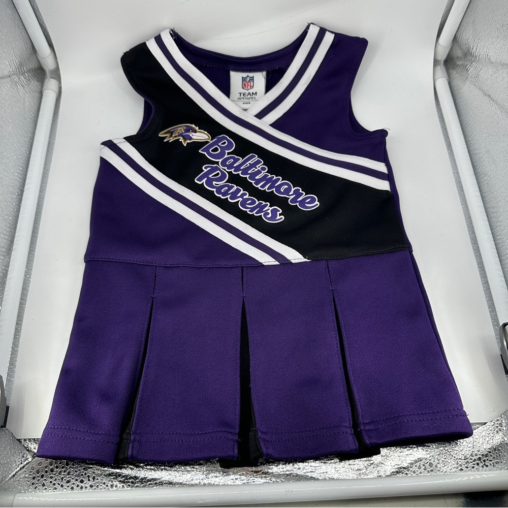 NFL Team Apparel Baltimore Ravens Toddler Dress